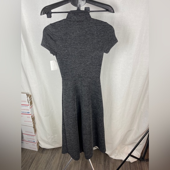 The Vanity Room Gray Short Sleeve Knit A-Line Dress Size XS(0) NWT - Picture 8 of 11